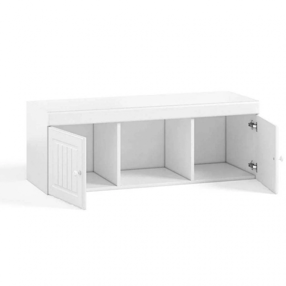 Полка навесная Монако МН-13 белое дерево