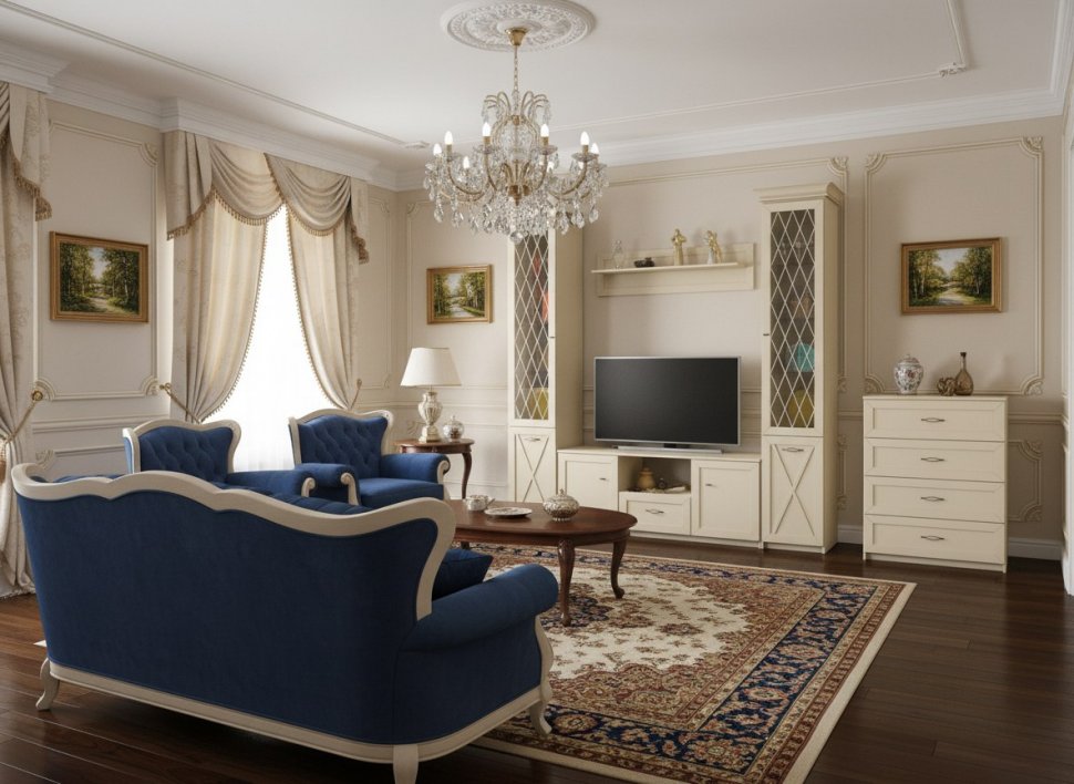 Гостиная Бэль 2 Слоновая кость