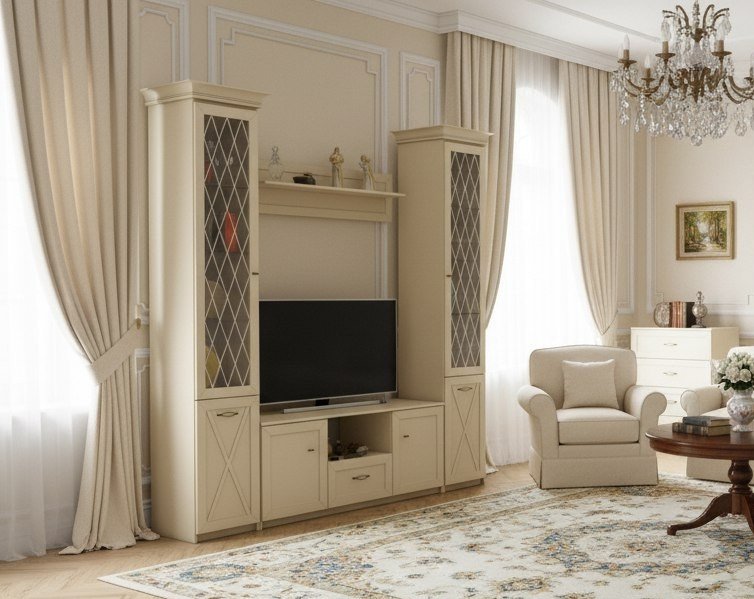 Гостиная Бэль 2 Слоновая кость