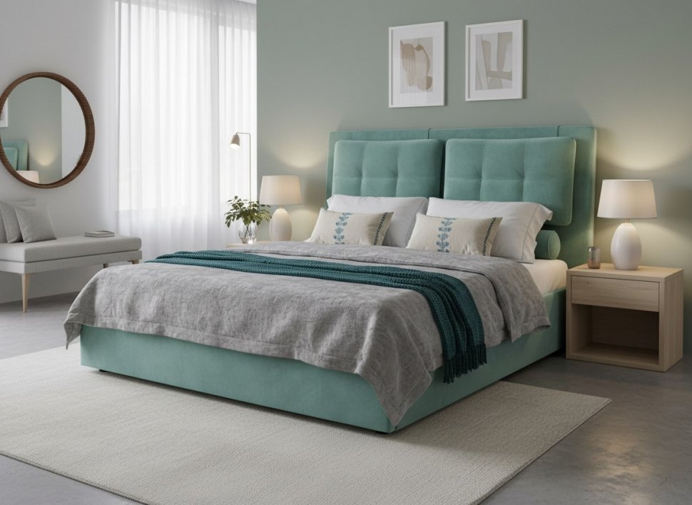 Кровать Ester 1800 модель 311 Ультра минт