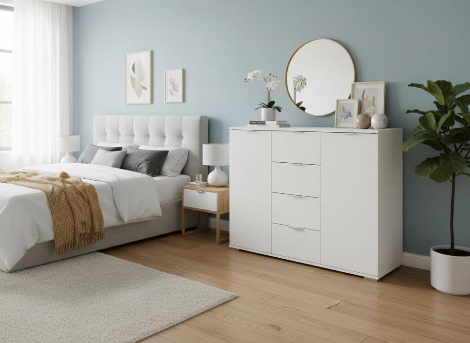 Комод НК-4 Белый