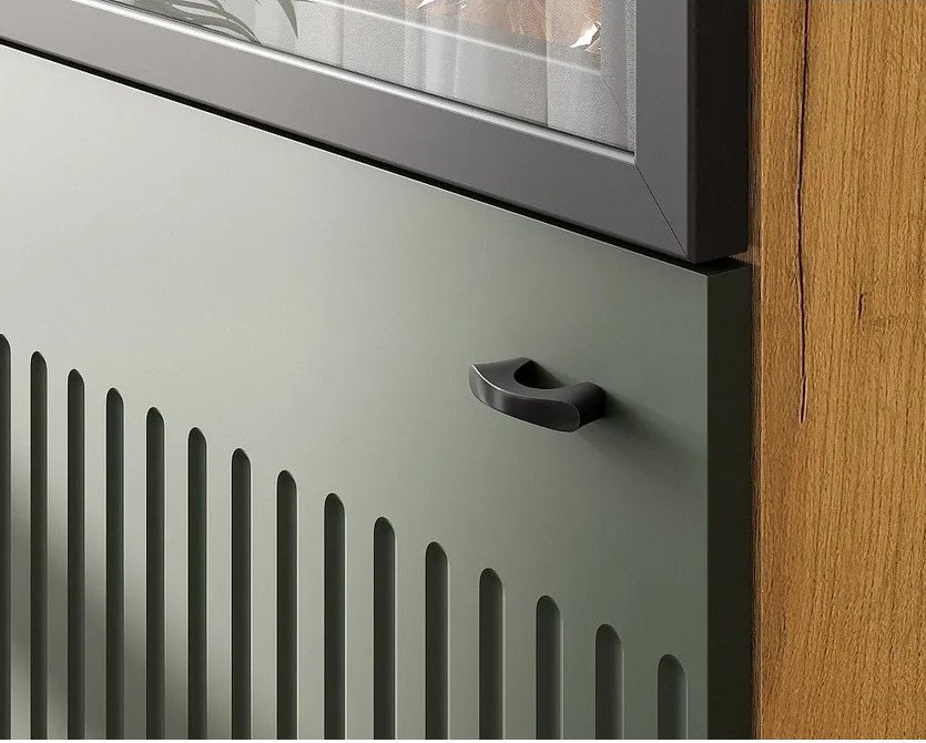 Шкаф-витрина Милан (SV-Мебель) Олива Софт