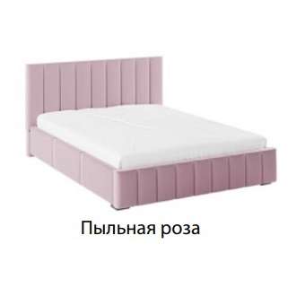 Мягкая кровать 180х200 Нега (ТЭКС) Пыльная роза