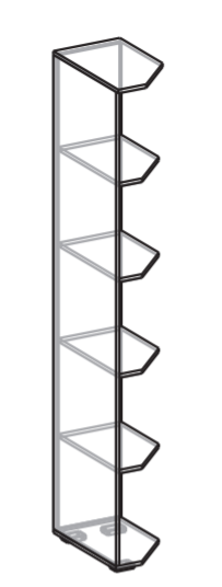 Угловой стеллаж (540) Бруно Мебель Маркет