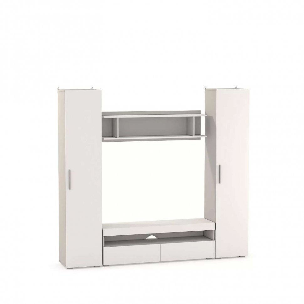 Гостиная Альба вариант 2 Дуб Крафт золотой/Белый премиум