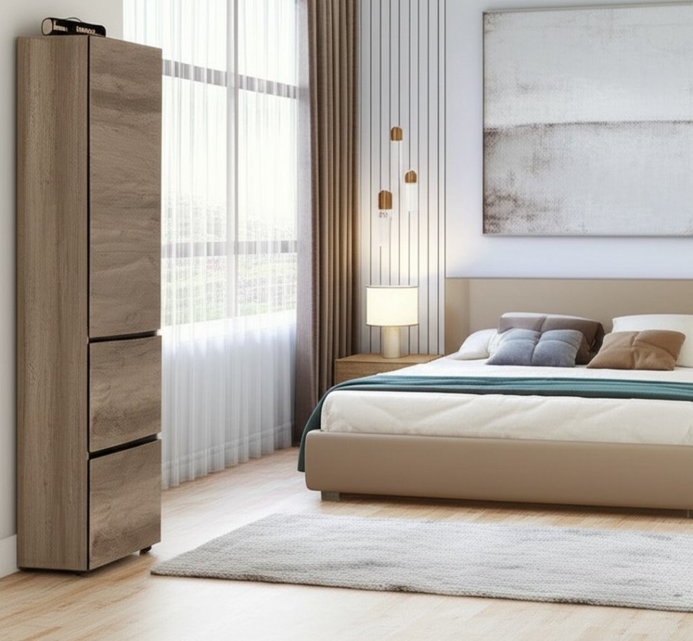 Шкаф-пенал Энигма (БТС) Дуб каньон