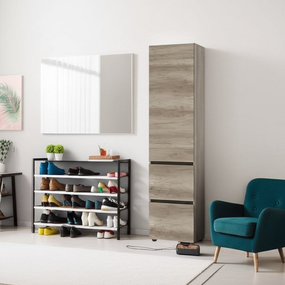 Шкаф-пенал Энигма (БТС) Дуб каньон