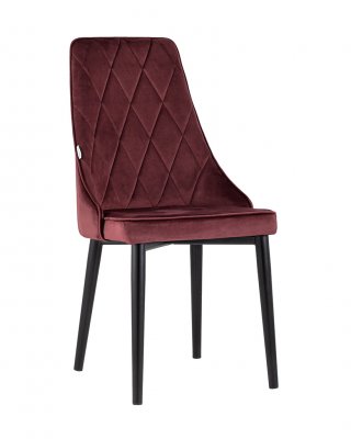 Мягкий стул Версаль (Арника) Велюр винный
