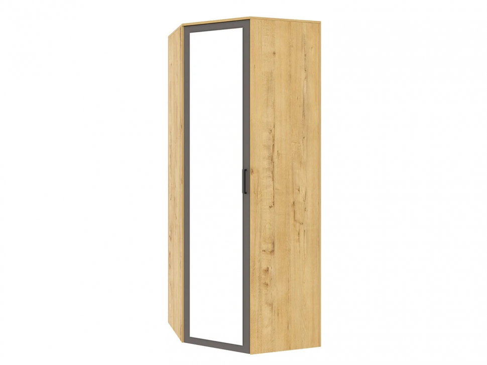 Бруно 01 Z Шкаф угловой Дуб Вотан / Серый графит