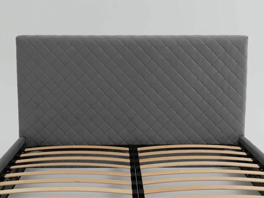 Кровать Galaxy 1400 с основанием / серый №25