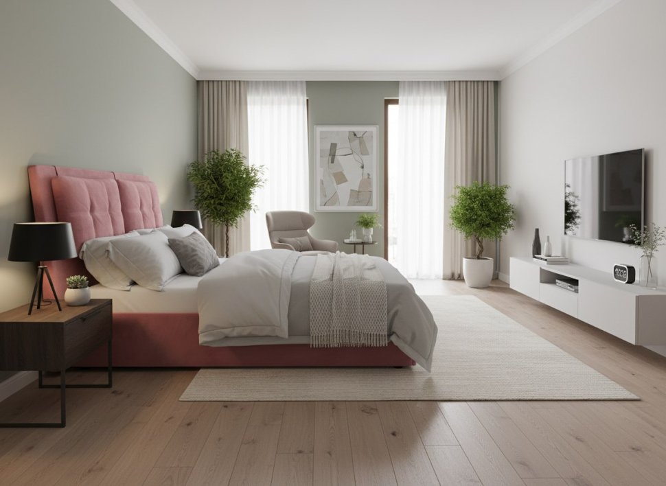 Кровать Ester 1800 модель 311 Ультра коралл