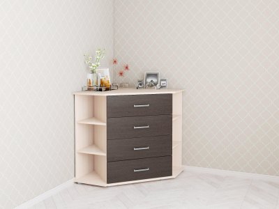 Комод угловой Катрин-7 ТЭКС (Венге)