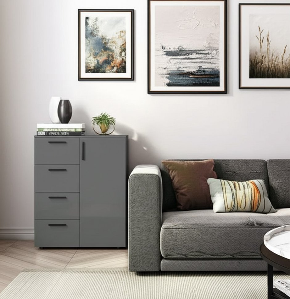 Эйр комод 16.241 Графит