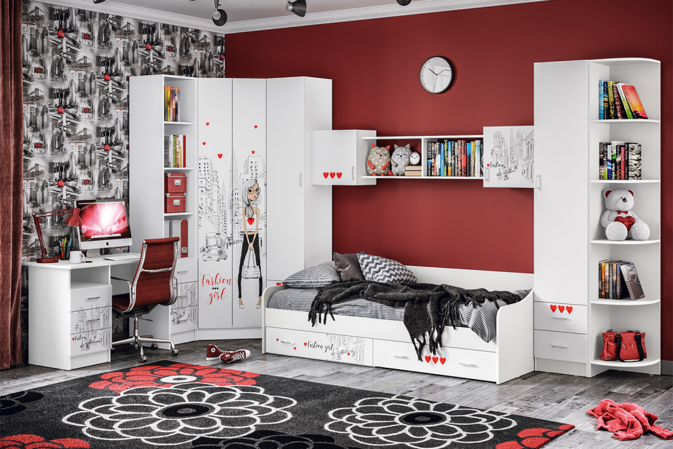 Антресоль Вега NEW Girl, Белый