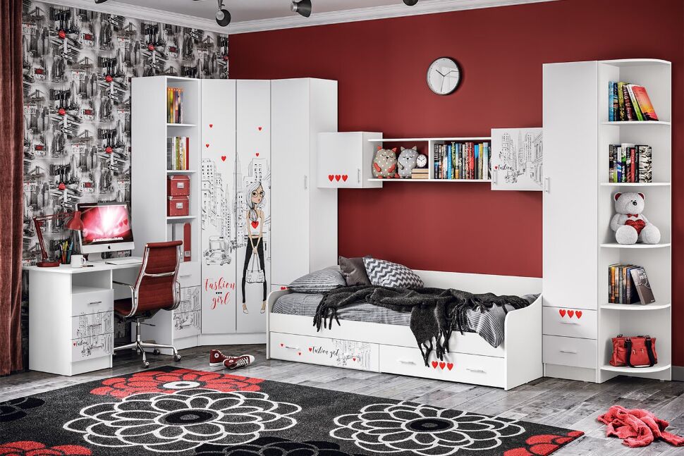 Антресоль Вега NEW Girl, Белый