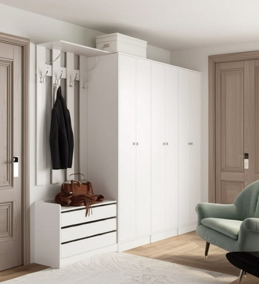 Шкаф Ямайка ЯПШ-1 (ТЭКС) Белый