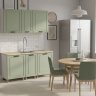 Кухня Аленушка 1,6м в.3 Астра Фисташка,скоба черный,сонома