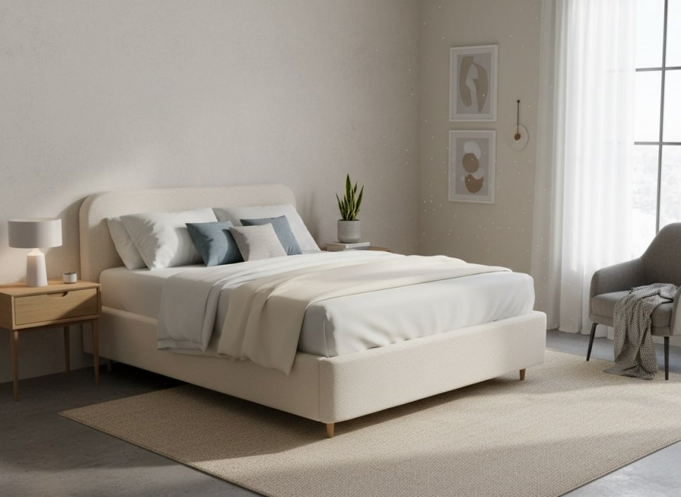 Кровать Fly 1800 с под. механизмом / белый