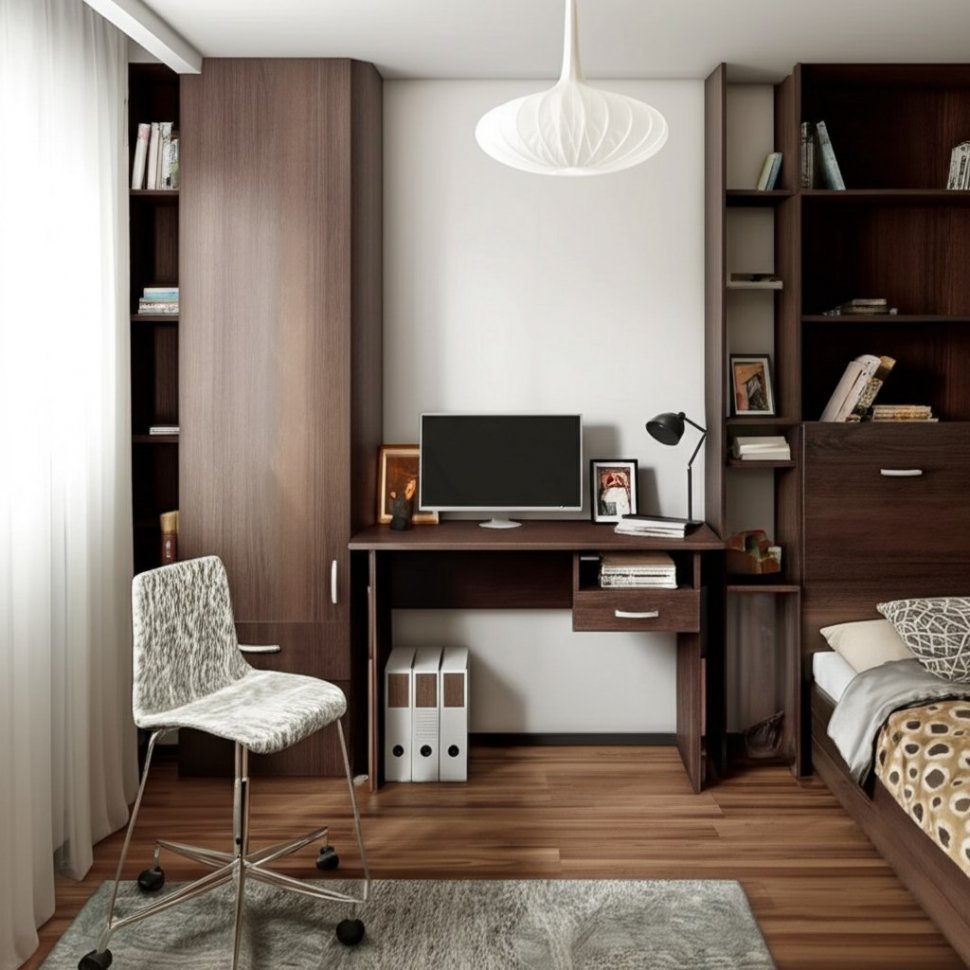 Письменный стол Практик-2 БТС Венге