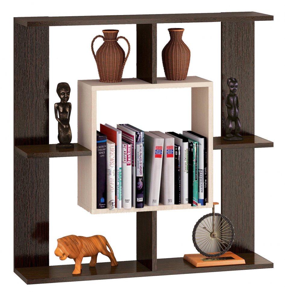 Полка навесная ПН-1, венге/дуб молочный