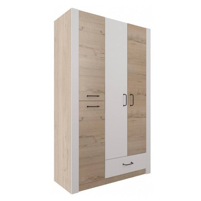 Шкаф 3-створчатый для одежды Ева 5 М2
