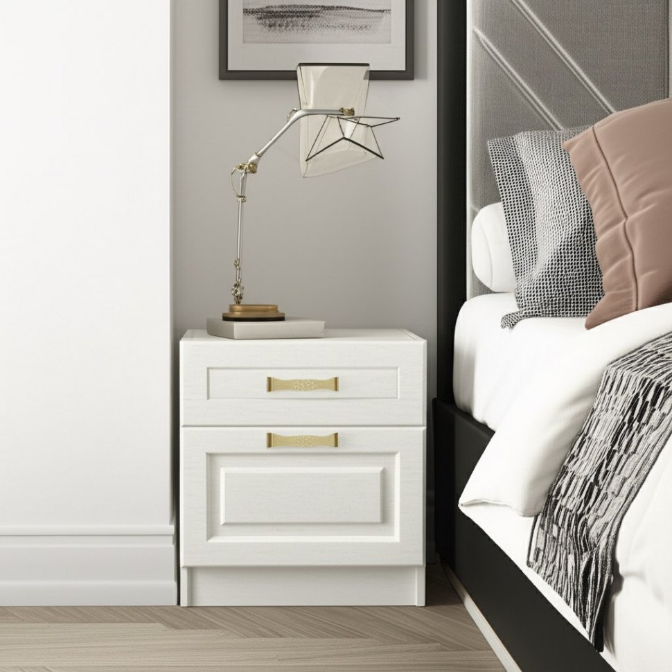 Ливерпуль Тумба 08.146 Белый/Ясень ваниль