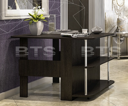 Стол-книжка с полками Бабочка (БТС) Венге