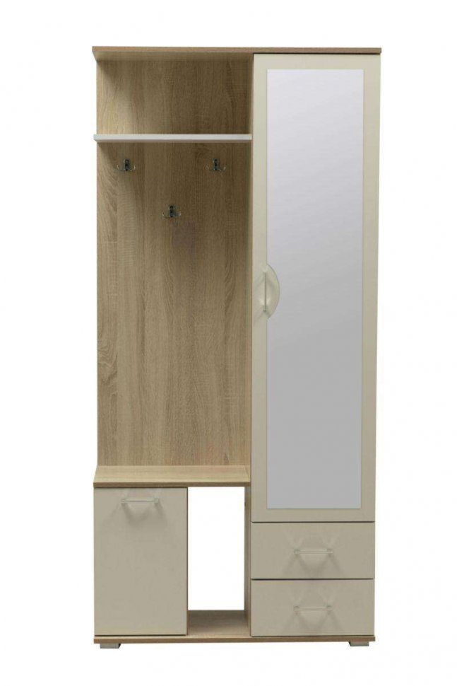 Прихожая Кармен-1 Дуб Сонома/Белый