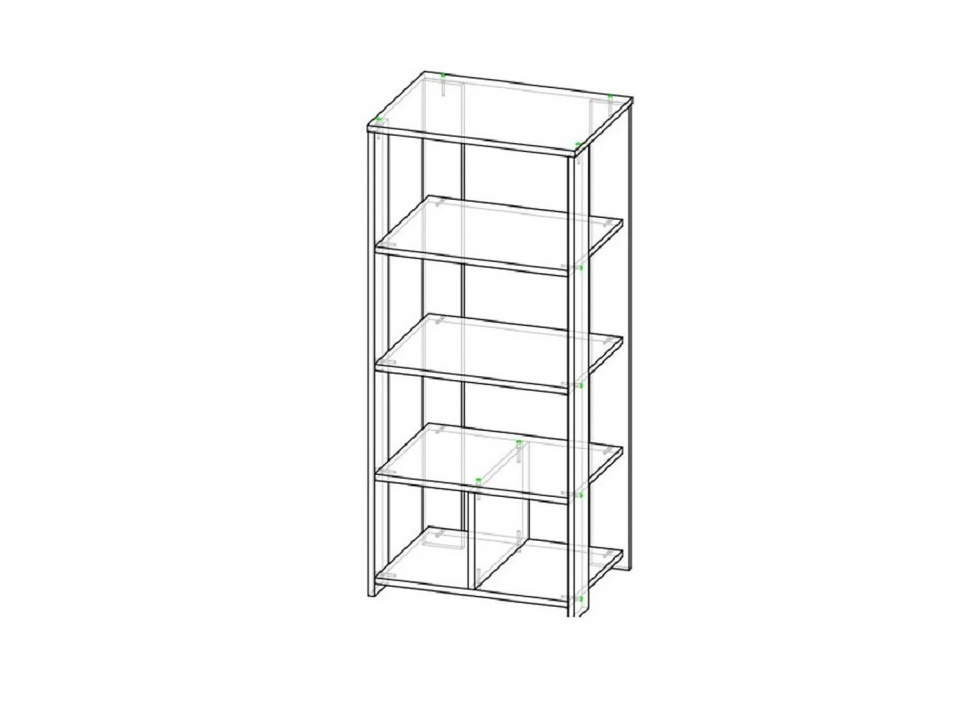 Стеллаж универсальный Дуб Сонома