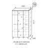 Шкаф трехдверный для одежды Sofia 18 (Ижмебель)