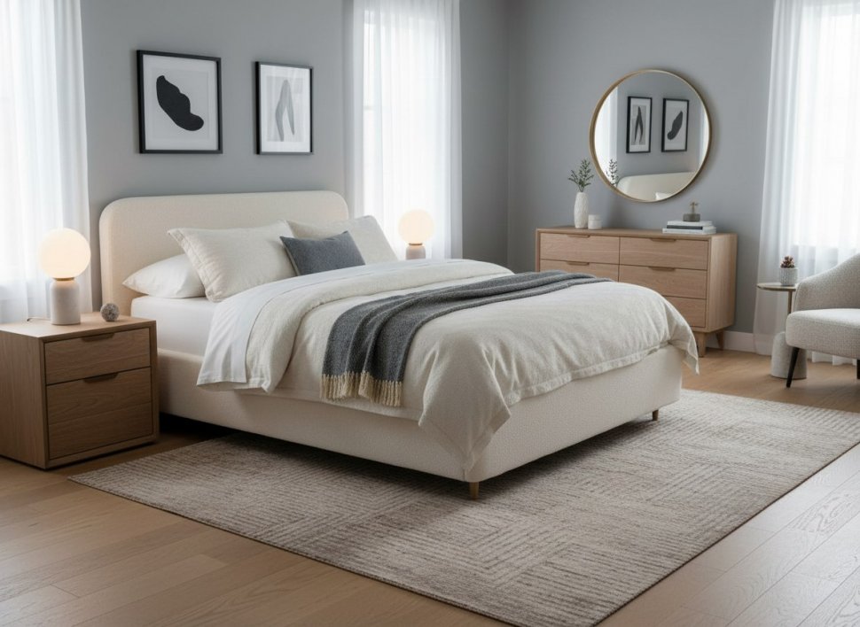 Кровать Fly 1600 с под. механизмом / белый