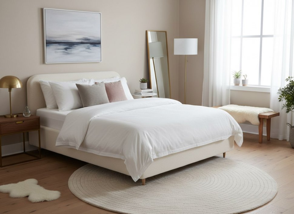 Кровать Fly 1600 с под. механизмом / белый