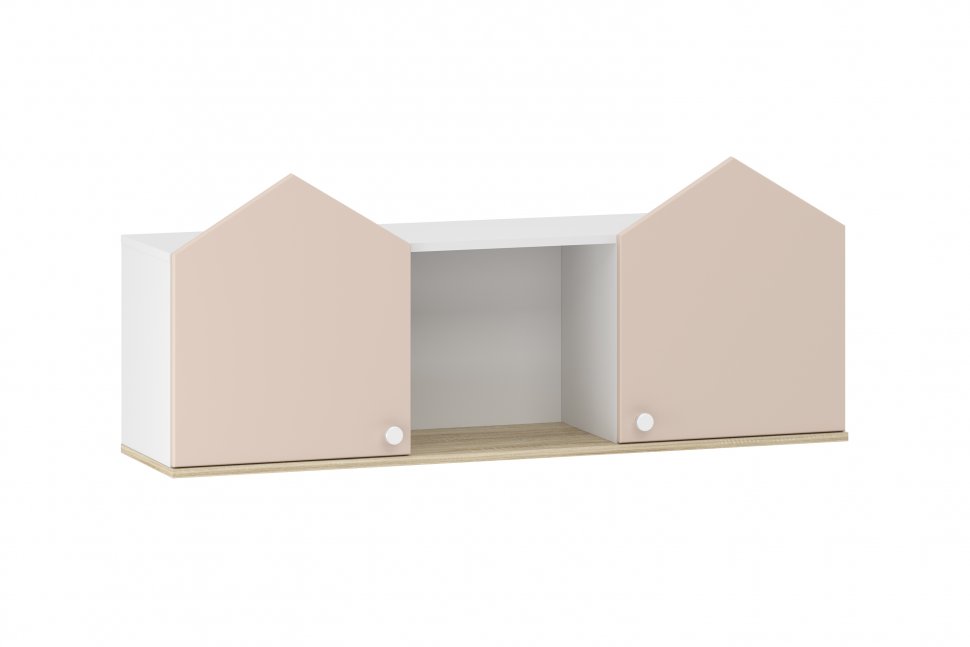 НМ 041.46 полка Банни белый/дуб сонома/бисквит