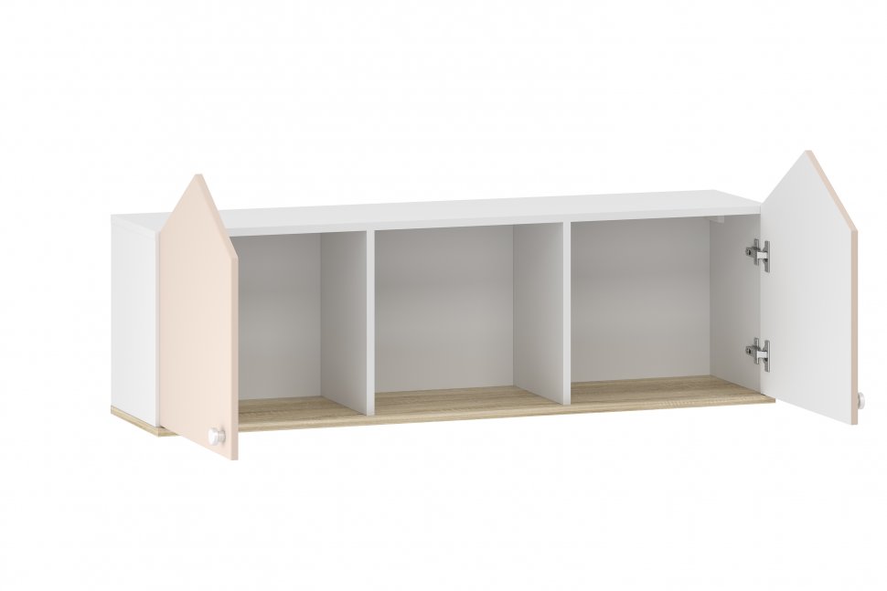 НМ 041.46 полка Банни белый/дуб сонома/бисквит