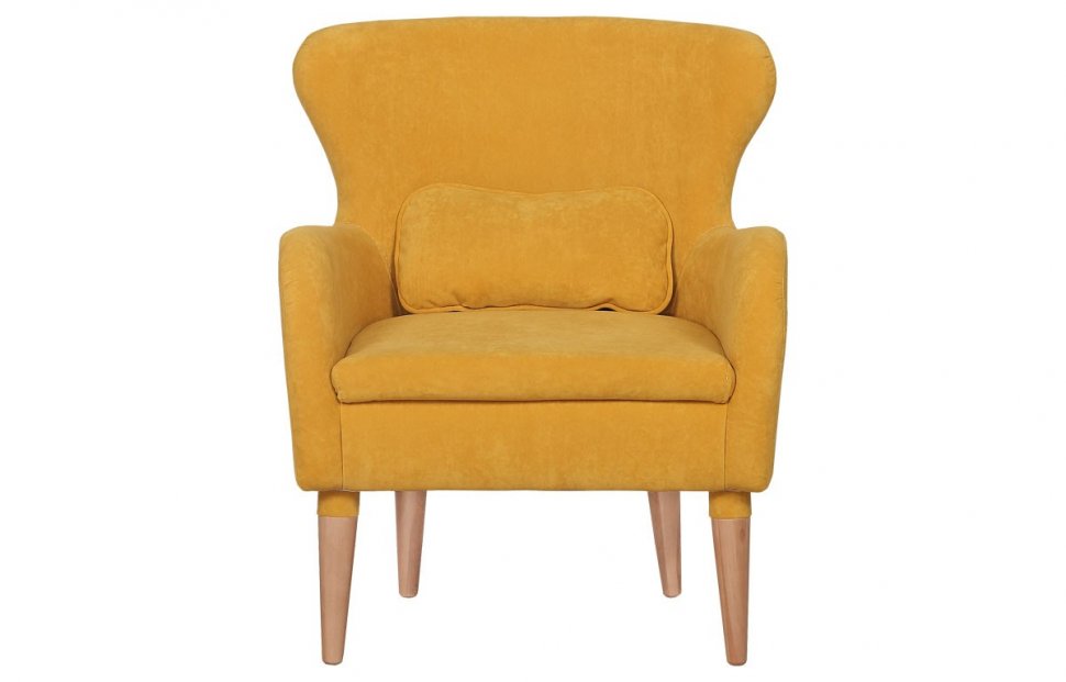 Кресло Оливер (Жёлтый/Бук)