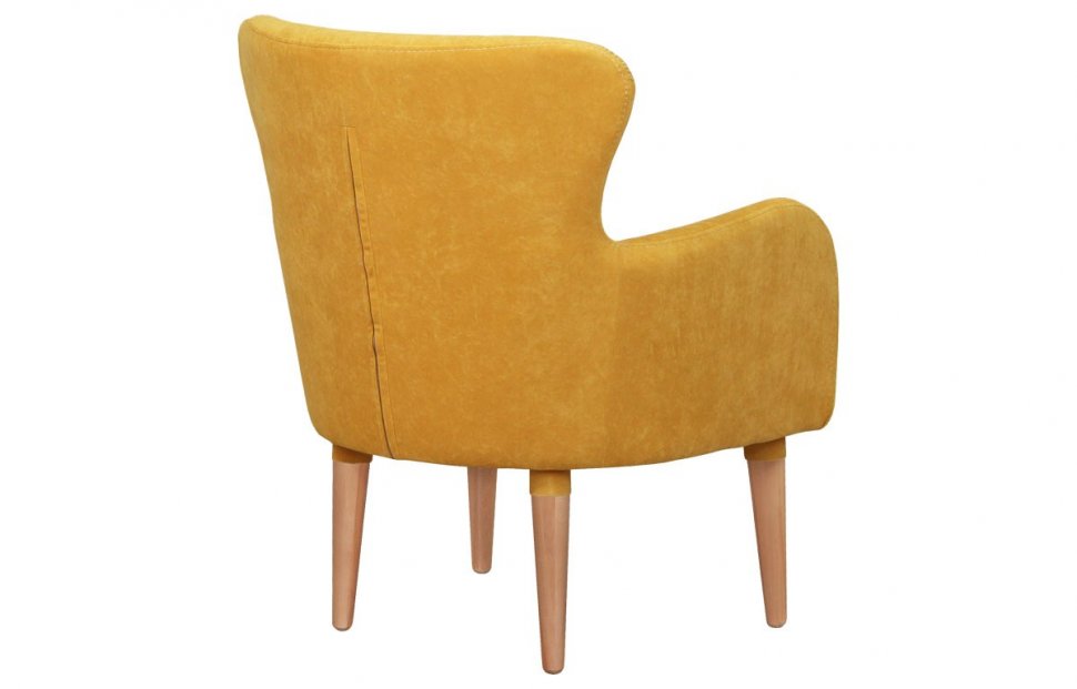 Кресло Оливер (Жёлтый/Бук)