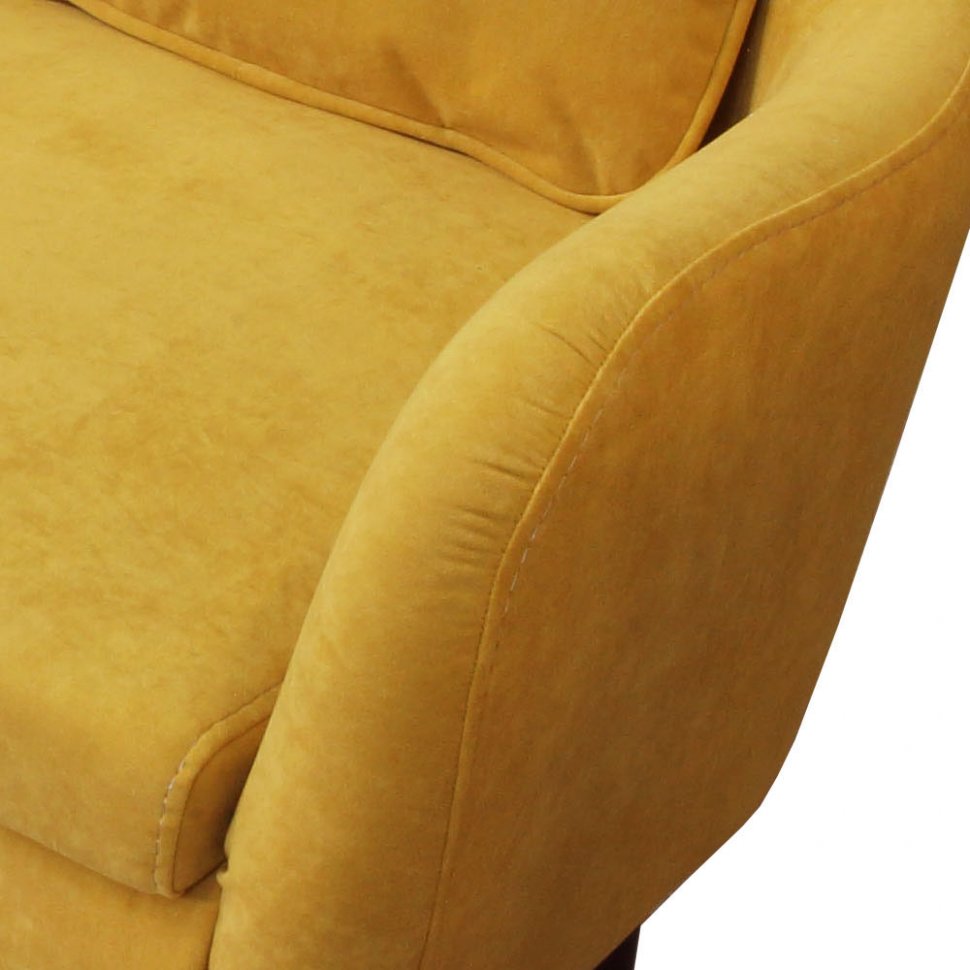 Кресло Оливер (Жёлтый/Бук)