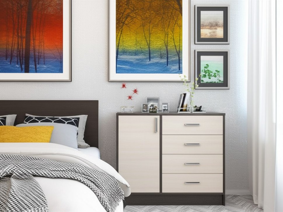 Комод-тумба Катрин-6 ТЭКС (Венге)