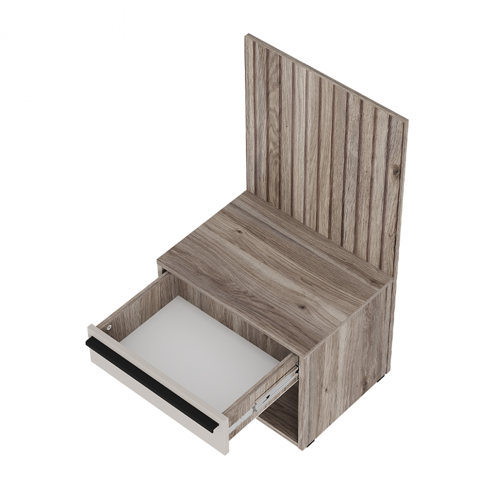 Тумба прикроватная ТБ-11, Дуб смоки, Кашемир