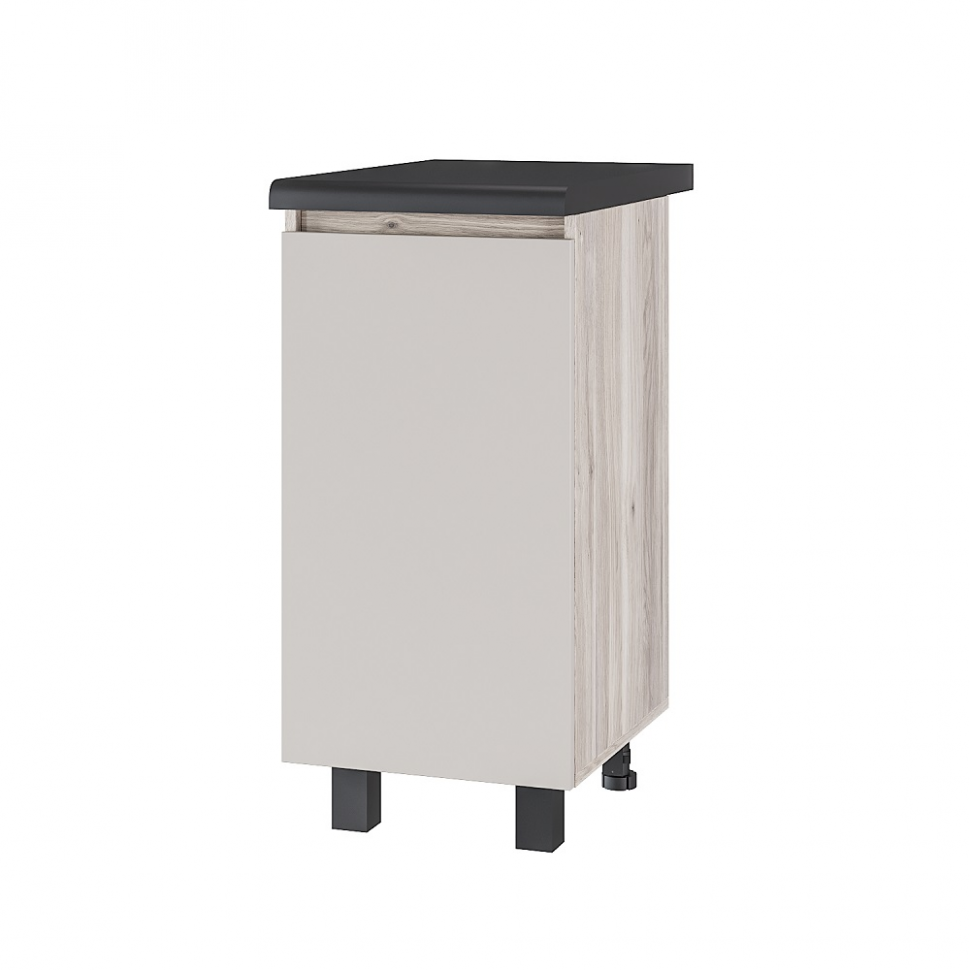 Шкаф без столешницы Берген Лайт 4с1 0,4м, Дуб смоки, Кашемир