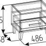 Тумба прикроватная Айрис 41 (Глазов)