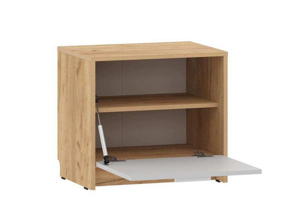 Прихожая Нортон 1 Дуб крафт золотой/белый/серый камень