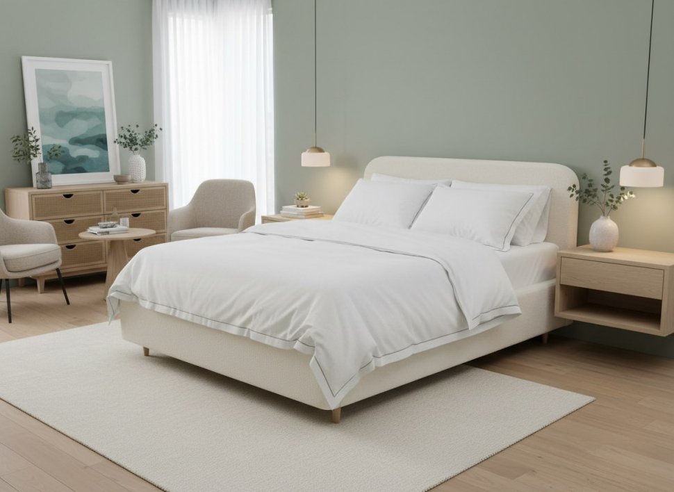 Кровать Fly 1400 с под. механизмом / белый