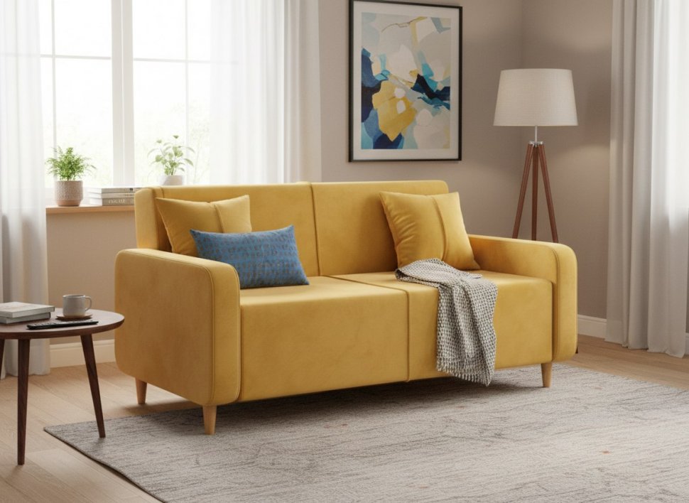 Диван-кровать Остер Модель 070 Ультра мустард