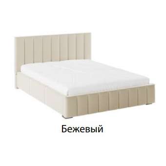 Мягкая кровать 160х200 Нега (ТЭКС) Бежевый