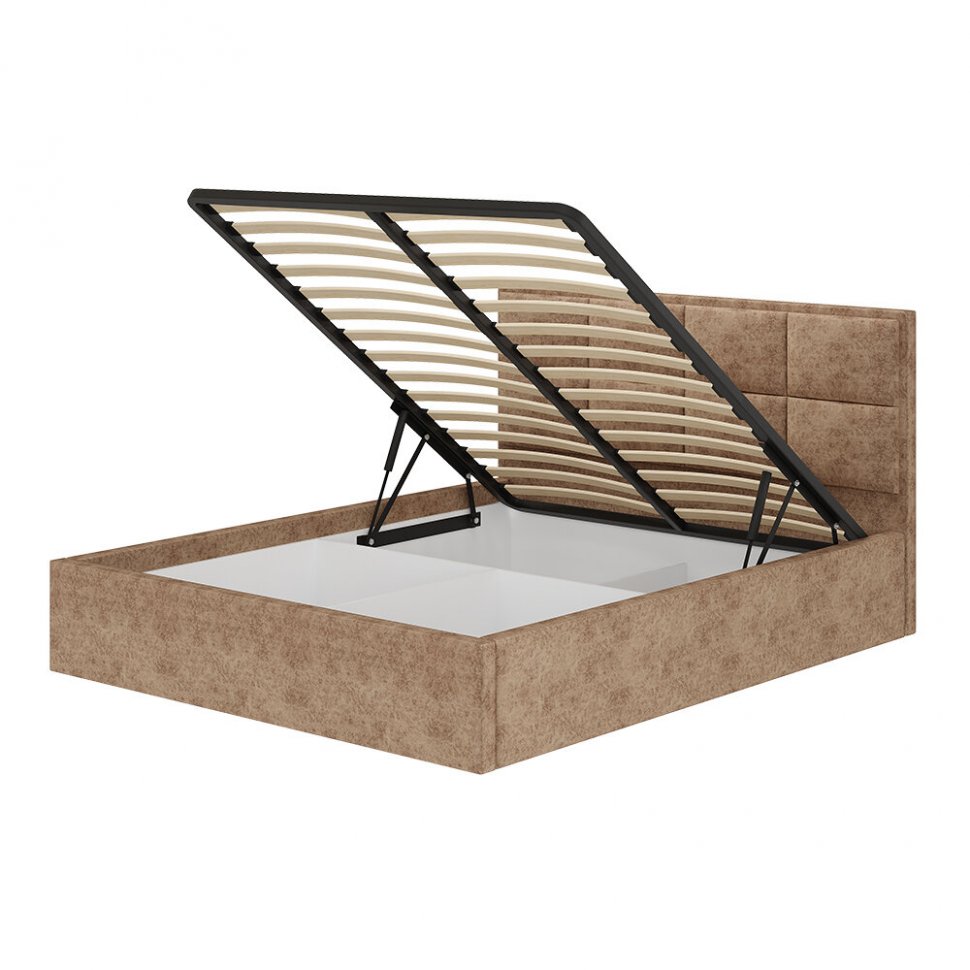 Мягкая кровать 160х200 Линда (БТС) с подъемным механизмом Антик