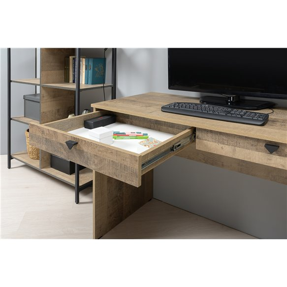 Трувор Стол компьютерный 12.69 Дуб Гранж Песочный/Интра