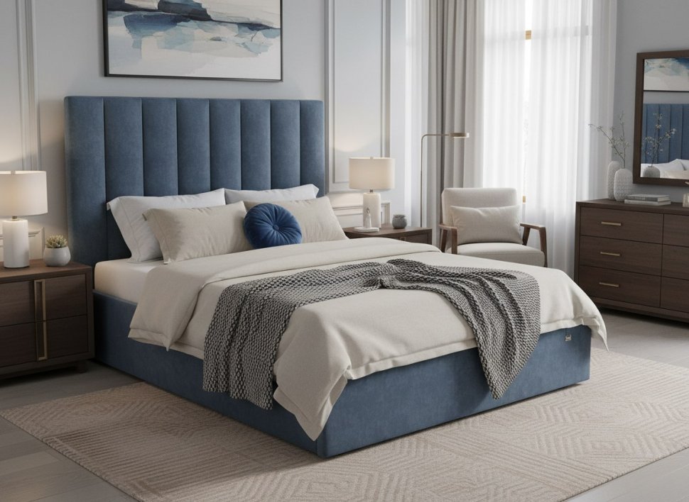 Кровать Ingrid 1400 модель 312 Галакси лайт 22