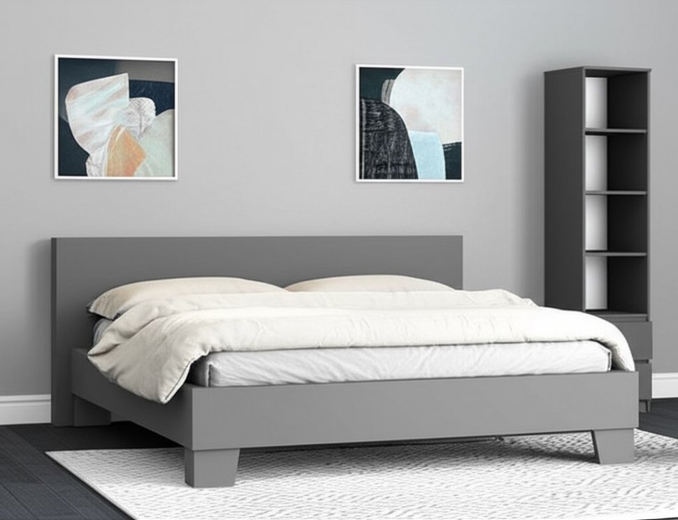 Шкаф-стеллаж Симпл ПН-18 (БТС) Графит