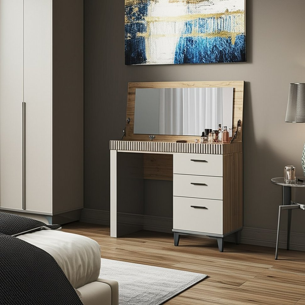 Туалетный столик Дюна (Ижмебель) с зеркалом